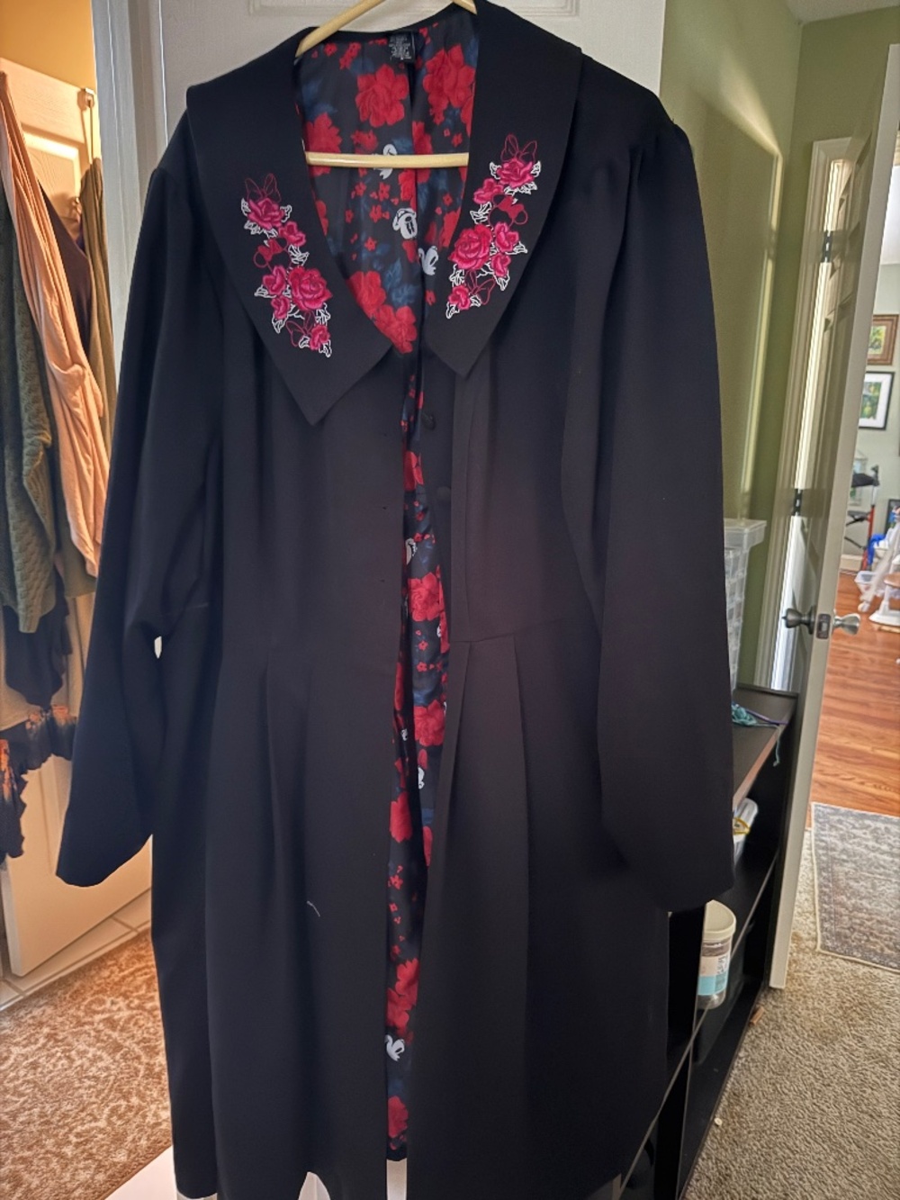 Torrid- Disney Mickey Mouse Satin Lined, Dress Coat, Size 6